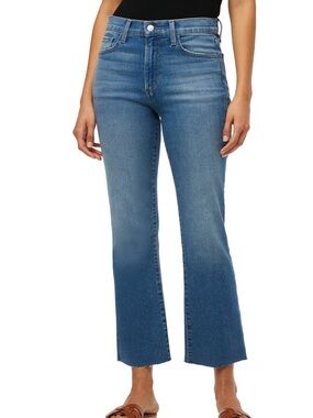 NEW JOE'S JEANS the callie high rise cropped boot cut raw hem denim Glimpse 32